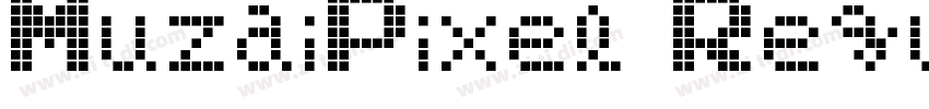 MuzaiPixel Regular字体转换